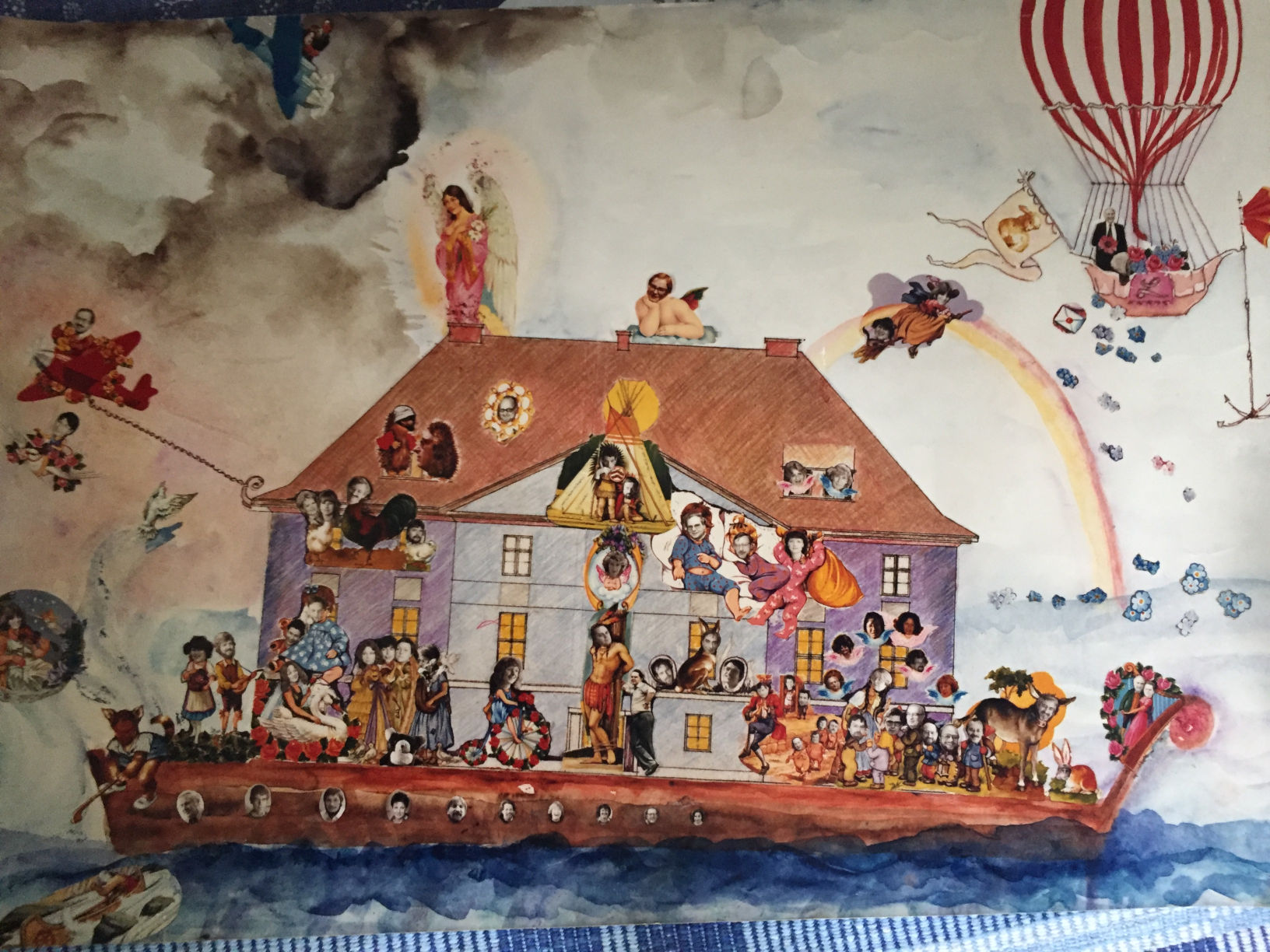 Collage erstellt zum Anschied von Eberhard Lämmert