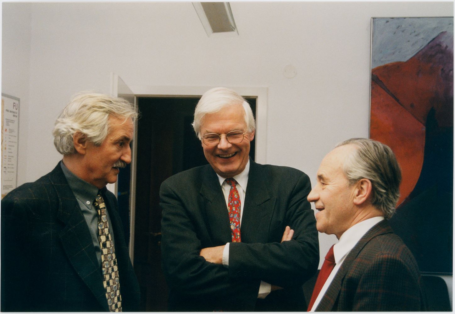 Prof. Dr. Johann Wilhelm Gerlach, Prof. Dr. Peter Gaehtgens und eine weitere Person