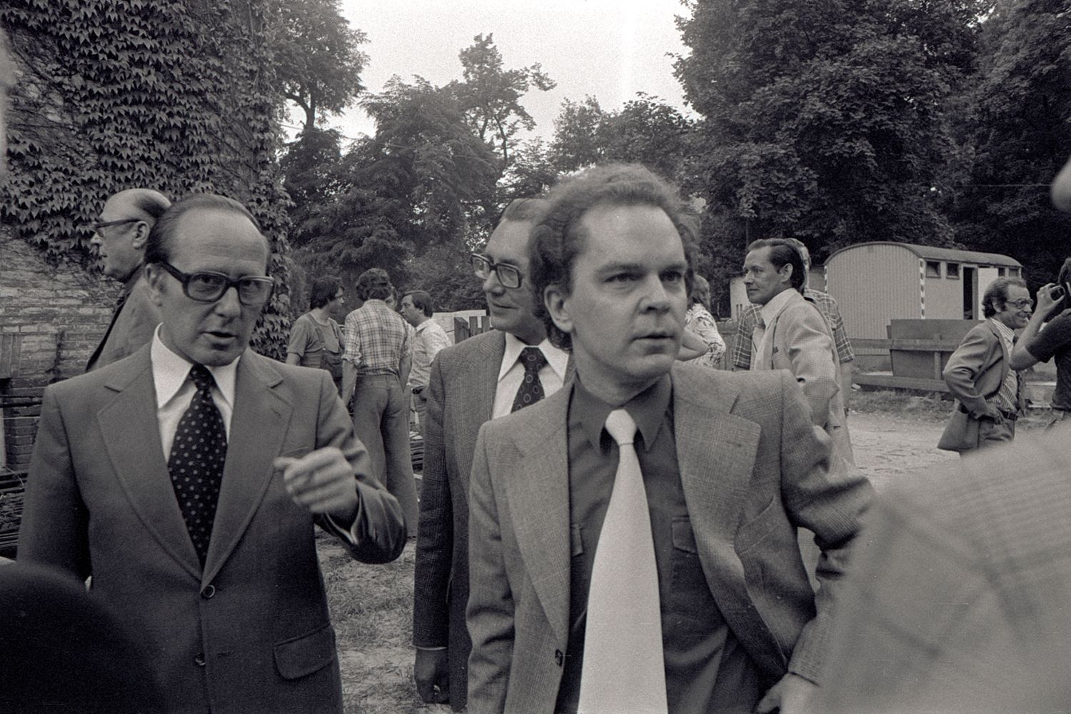 Detlef Borrmann (re.) im Gespräch 