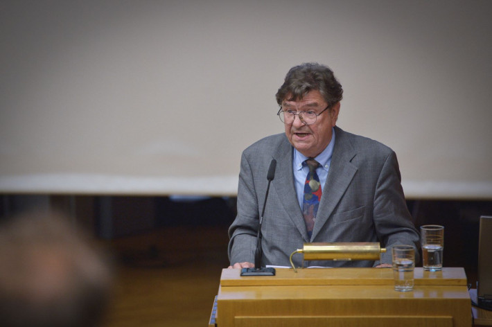 Prof. Dr. Heinz Ickstadt am Rednerpult