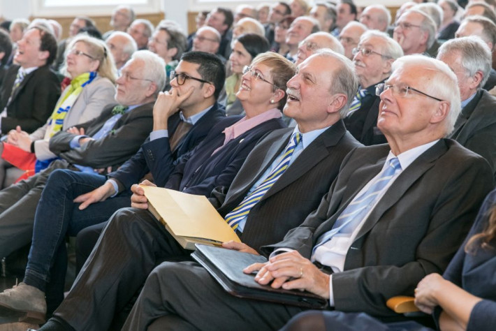 Peter Lange als Zuhörer bei seiner Abschiedsveranstaltung