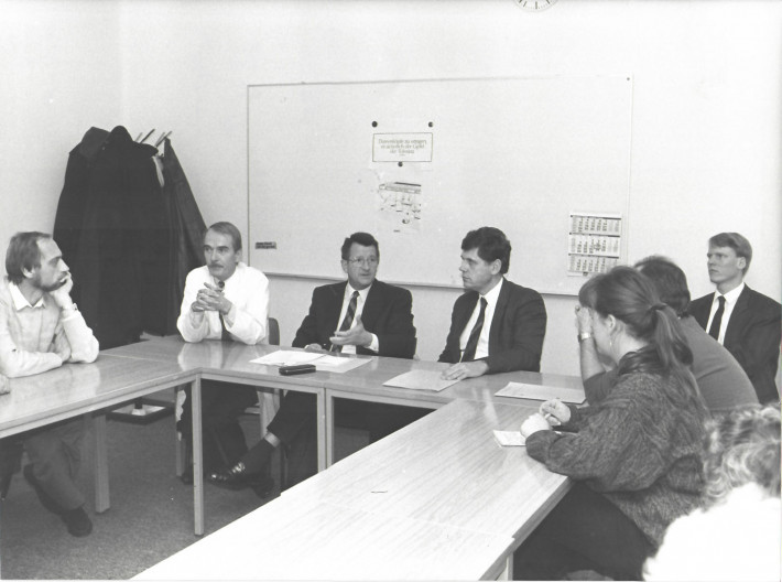  Personalrat des Uniklinikum Charlottenburg bei Gesprächen mit FU-Präsidenten Prof. Dieter Heckelmann