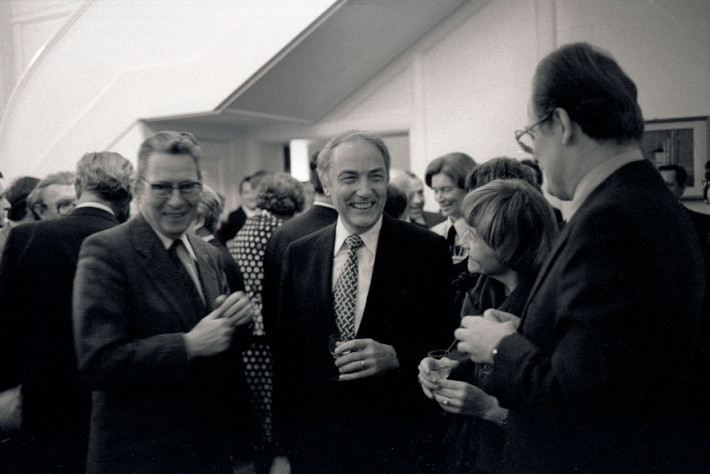 Lämmert mit Gästen bei 30 Jährigen Jubiläum der FU